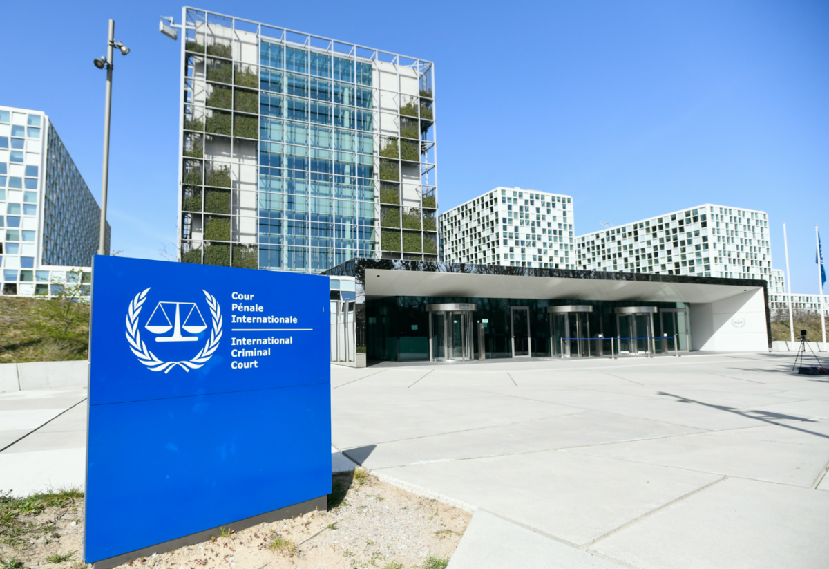An exterior view of the International Criminal Court in the Hague, Netherlands, on 31st March, 2021. 