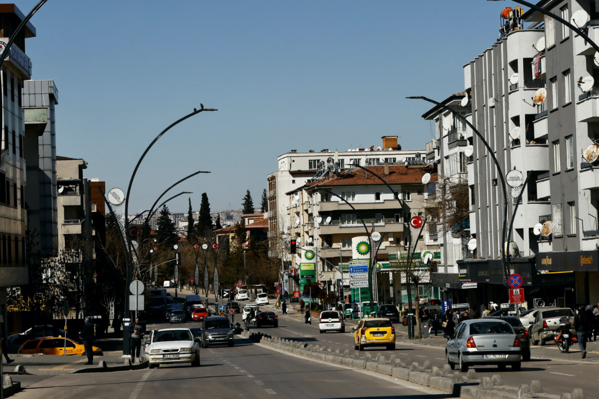 A view of a street in Gaziantep, Turkey, on 14th February, 2023