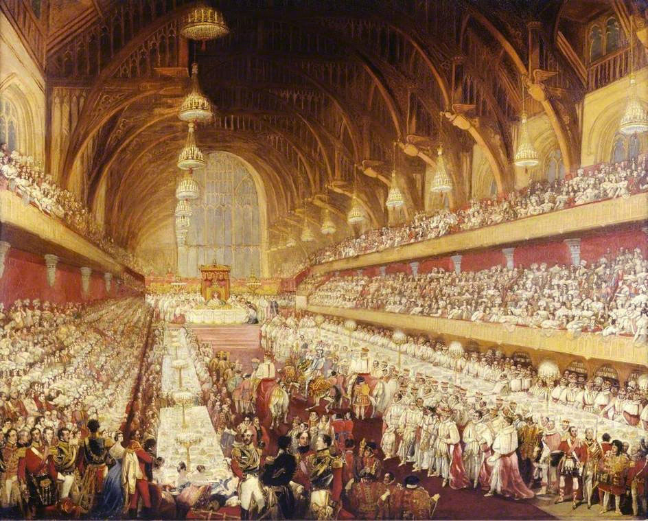 UK George IV coronation banquet