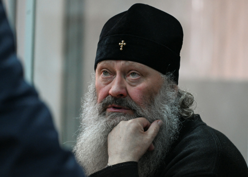 Abbot Paulo of the Kyiv Pechers Lavra Metropolitan, of the Ukrainian Orthodox Church, accused of being linked to Moscow, attends a court hearing, amid Russia's attack on Ukraine, in Kyiv, Ukraine, on 1st April, 2023.