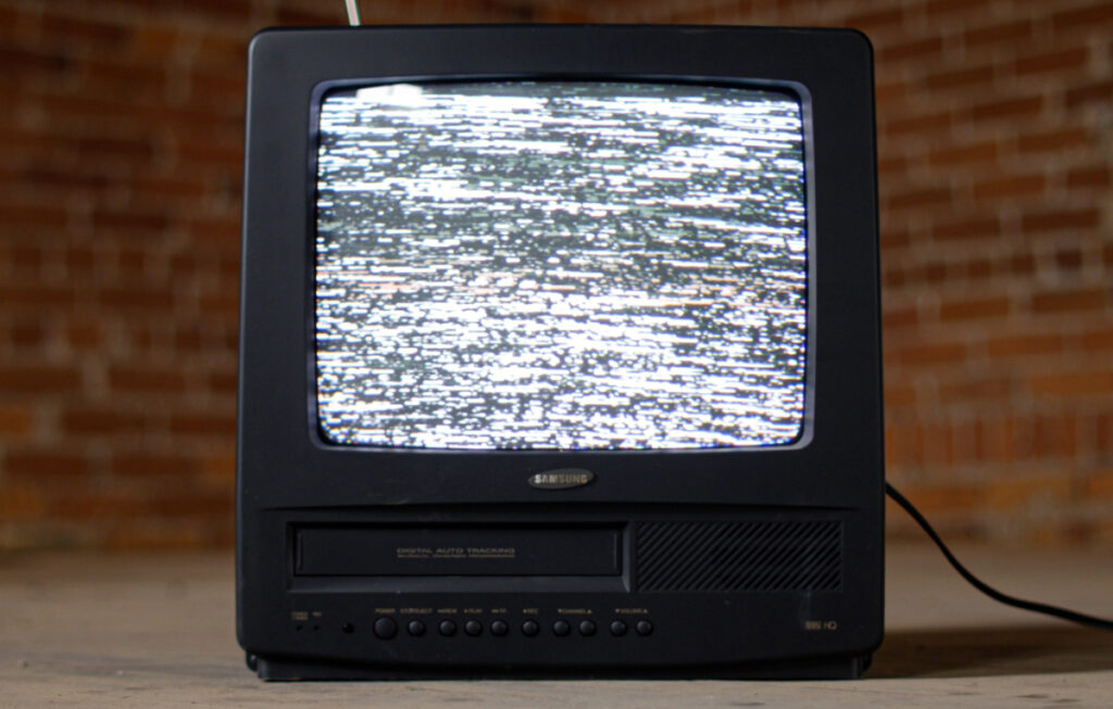 TV with static