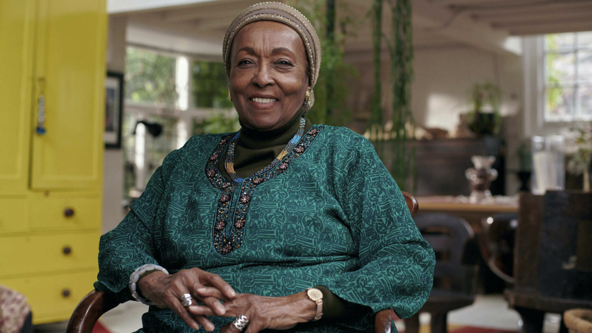 In this photo provided by the Templeton Prize in May 2023, Dr Edna Adan Ismail sits for a portrait in London.