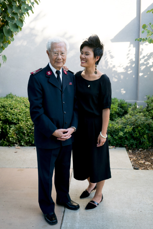 Nikole Lim and her grandfather