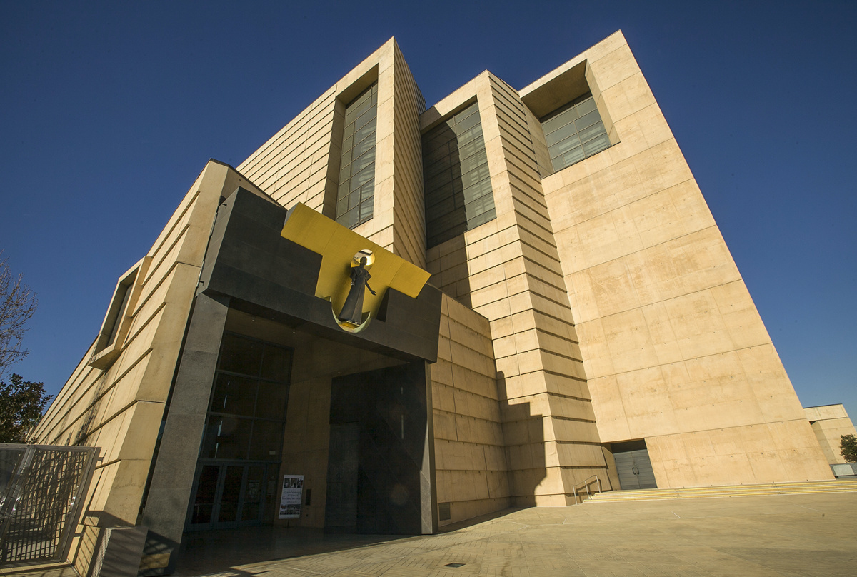 This 21st January, 2013 file photo shows the entrance to the Cathedral of Our Lady of the Angels, the headquarters for the Roman Catholic Archdiocese of Los Angeles.