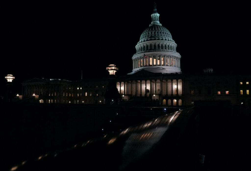 General view of the US Capitol after US House Speaker Kevin McCarthy reached a tentative deal with President Joe Biden to raise the United States' debt ceiling and avoid a catastrophic default, in Washington, US, on 27th May, 2023