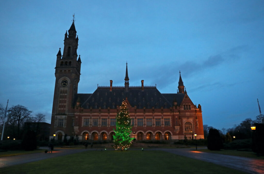 General view of the International Court of Justice (ICJ) in The Hague, Netherlands, on 11th December, 2019.