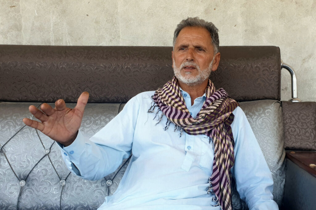 Muhammad Sarwar Bhatti, 53, brother of Hameed Iqbal Bhatti, 47, who along with others went missing when a migrant boat sunk off the coast of Greece, speaks with Reuters at his residence in Khuiratta, Pakistan-administered Kashmir, on 20th June, 2023.