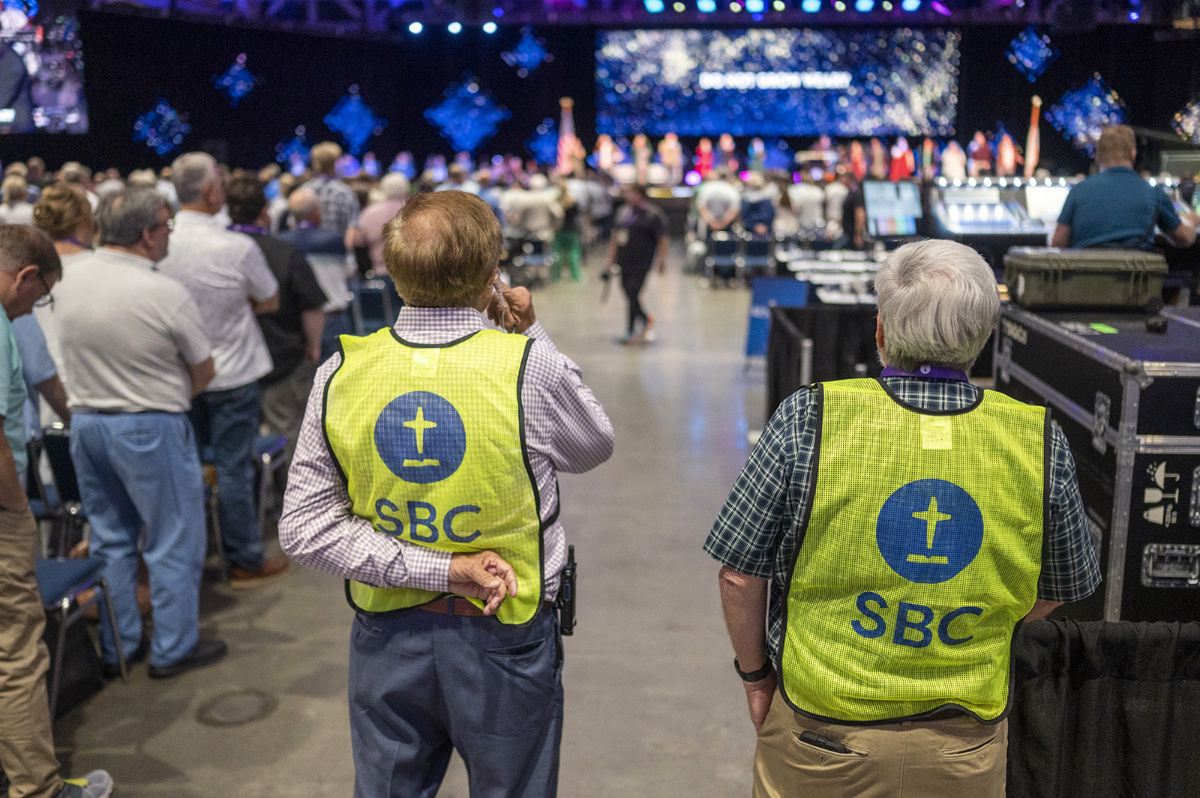 The Southern Baptist Convention annual meeting in the Ernest N Morial Convention Center in New Orleans, on Wednesday, 14th June, 2023.