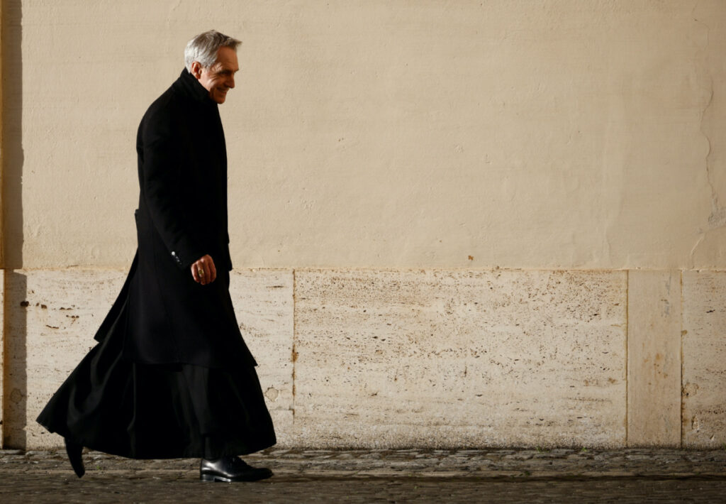 Archbishop Georg Gaenswein arrives at the Vatican, on 10th January, 2023