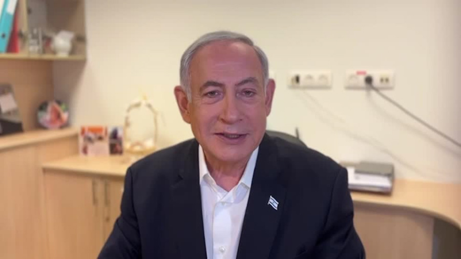 Israel - Benjamin Netanyahu after pacemaker was fitted