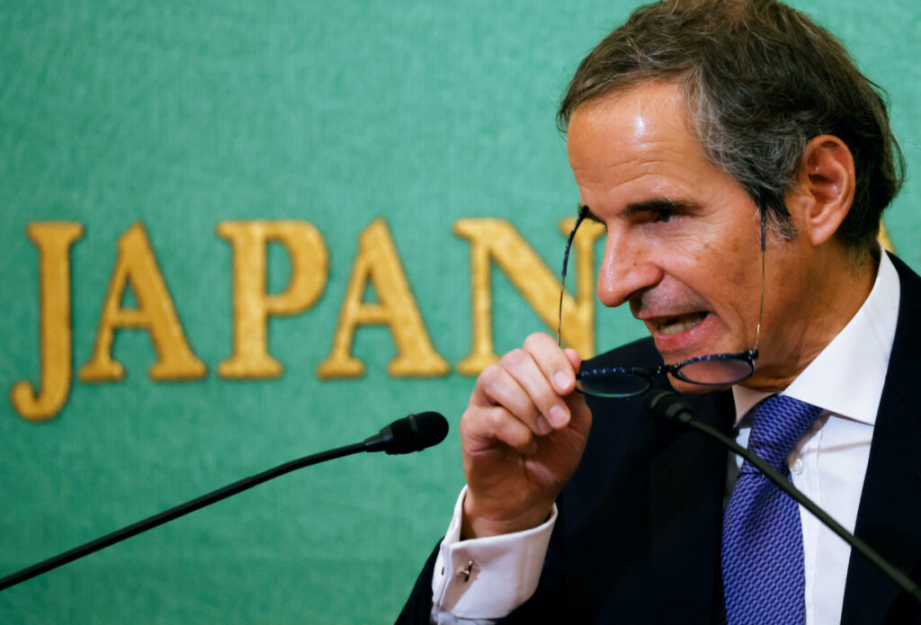 International Atomic Energy Agency chief Rafael Grossi attends a news conference at Japan National Press Club in Tokyo, Japan, on 4th July, 2023.