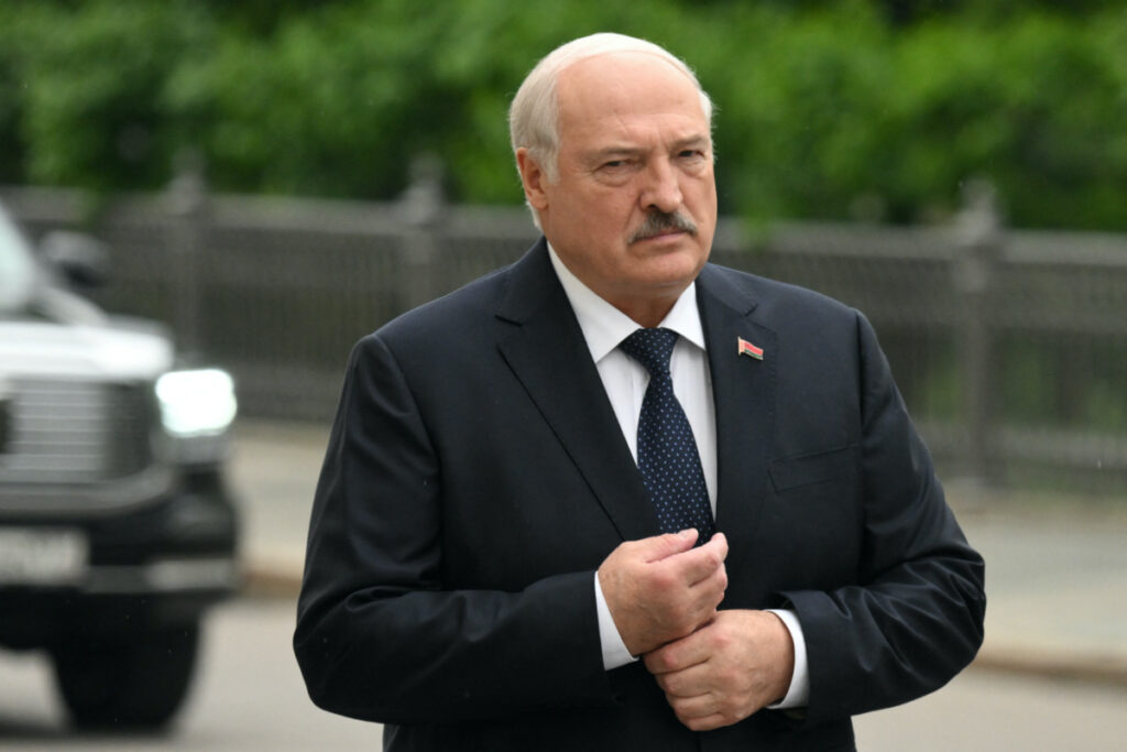 Belarusian President Alexander Lukashenko arrives for a meeting of the Supreme Eurasian Economic Council in Moscow, Russia, on 25th May, 2023.