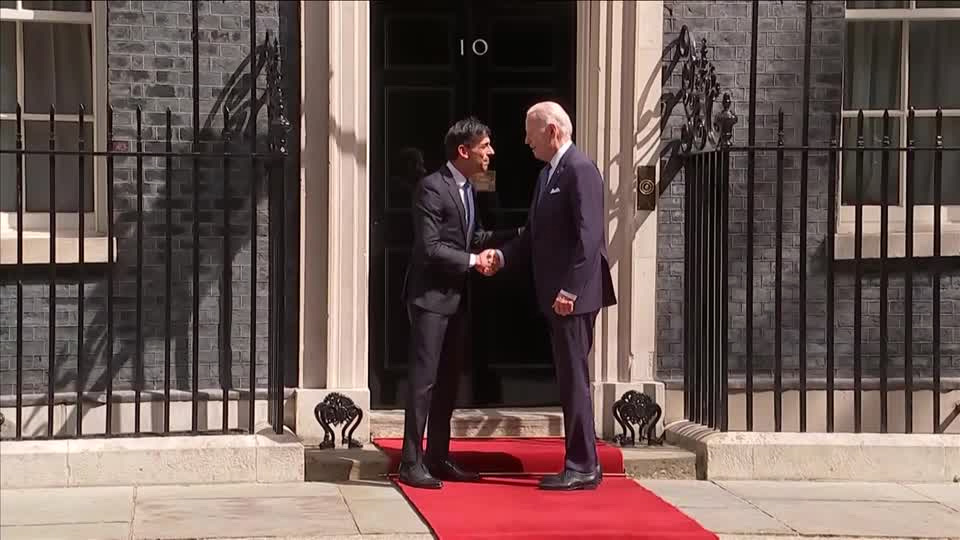 UK - London - Joe Biden and Rishi Sunak
