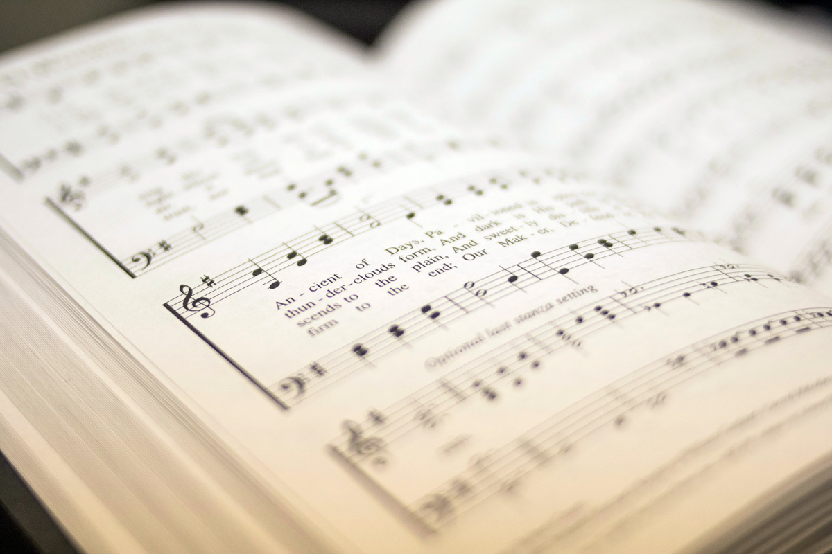 A church hymnal
