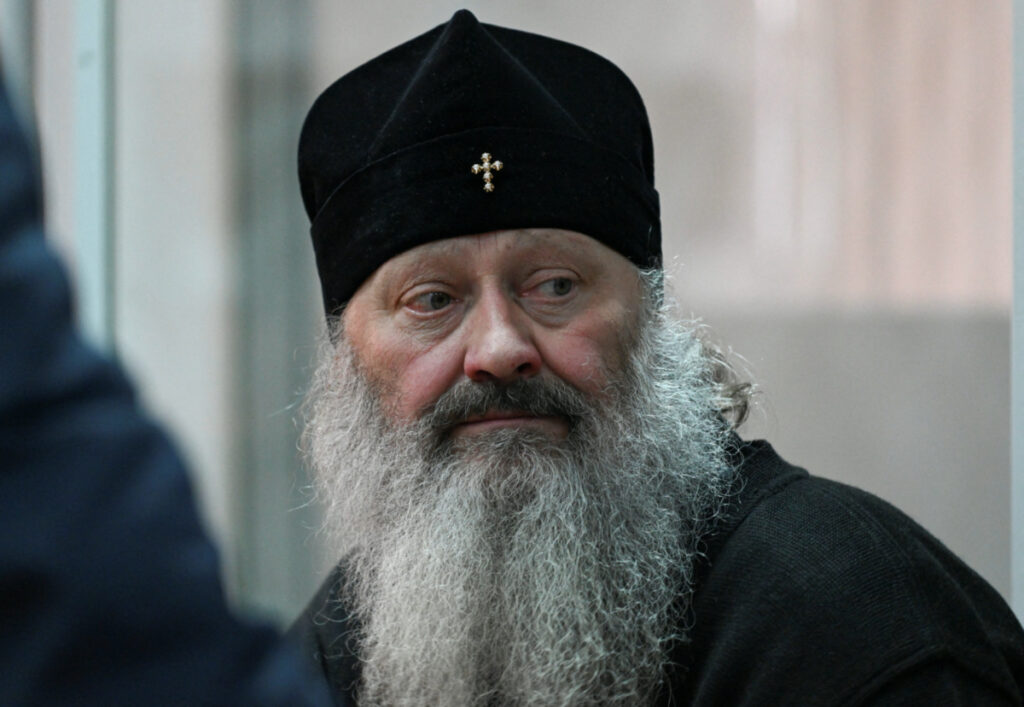 Abbot of the Kyiv Pechers Lavra Metropolitan, Pavlo of the Ukrainian Orthodox Church, accused of being linked to Moscow, attends a court hearing, amid Russia's attack on Ukraine, in Kyiv, Ukraine, on 1st April, 2023.