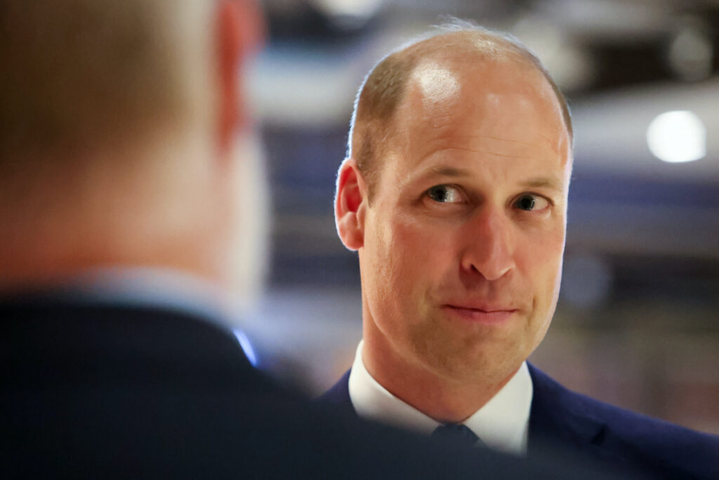 Britain's Prince William attends a United for Wildlife screening of documentary Rhino Man, at The Cinema in Battersea Power Station in London, Britain, on 13th June, 2023.