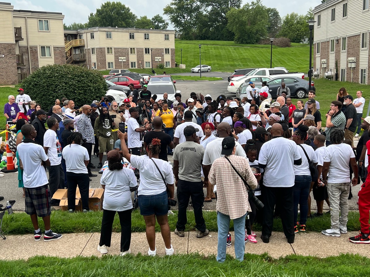 Members of the social justice team of the Progressive National Baptist Convention joined other in marking the ninth anniversary of the death of Michael Brown by visiting where Brown died in Ferguson, Missouri, on Wednesday, 9th August, 2023