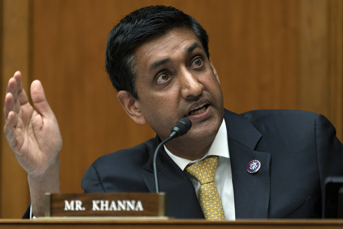 Rep Ro Khanna speaks at a hearing 28th October, 2021, on Capitol Hill in Washington.