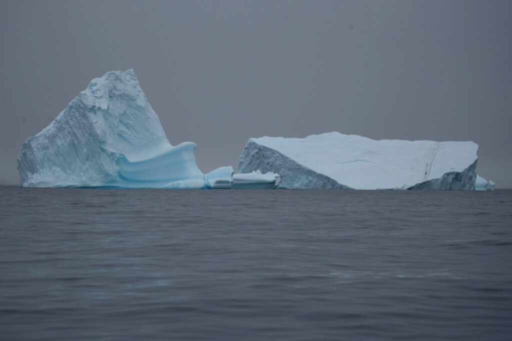 An iceberg floats near Two Hummock Island, Antarctica, on 2nd February, 2020