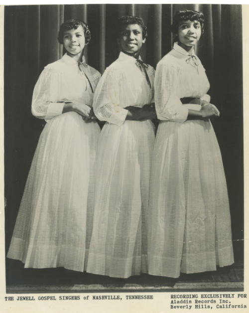 The Jewell Gospel Trio, circa 1953. 