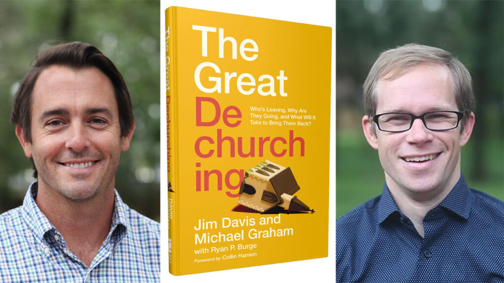 "The Great Dechurching" and authors Jim Davis, left, and Michael Graham.