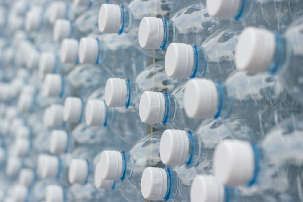Plastic waste - plastic bottles