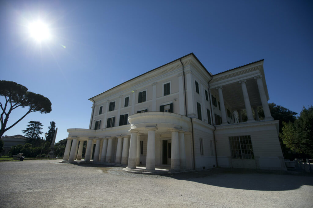 A view of Villa Torlonia taken on 25th October, 2014 in Rome