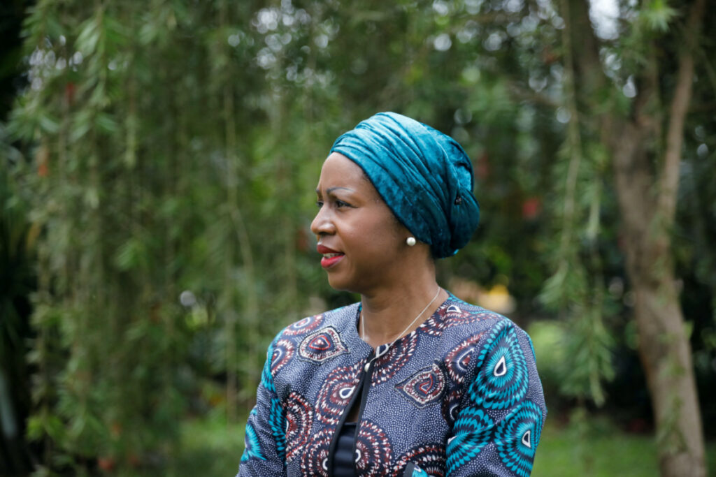 Clementine Nkweta-Salami, then the UN's Refugee Agency director for East Africa, Horn of Africa and the Great Lakes speaks during an interview with Reuters in Nairobi, Kenya, on 16th June, 2020