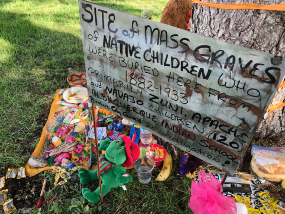 US New Mexico Indigenous children memorial