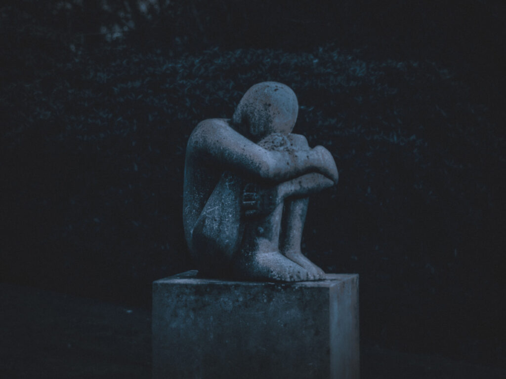 Grief statue
