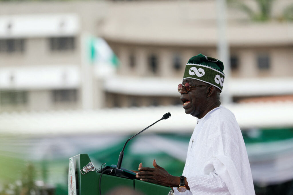 Nigeria's President Bola Tinubu speaks after his swearing-in ceremony in Abuja, Nigeria on 29th May, 2023