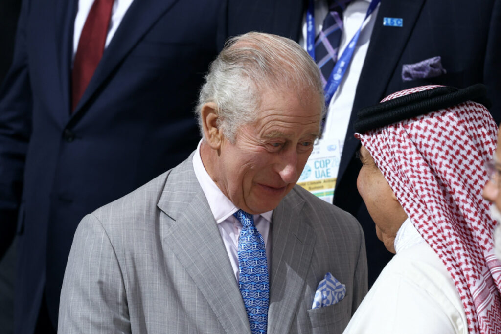 Britain's King Charles attends the United Nations Climate Change Conference in Dubai, United Arab Emirates, on 1st December, 2023