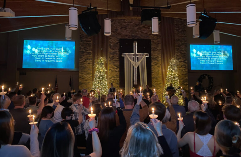 US First Reformed Church of Sioux Falls Christmas Eve service