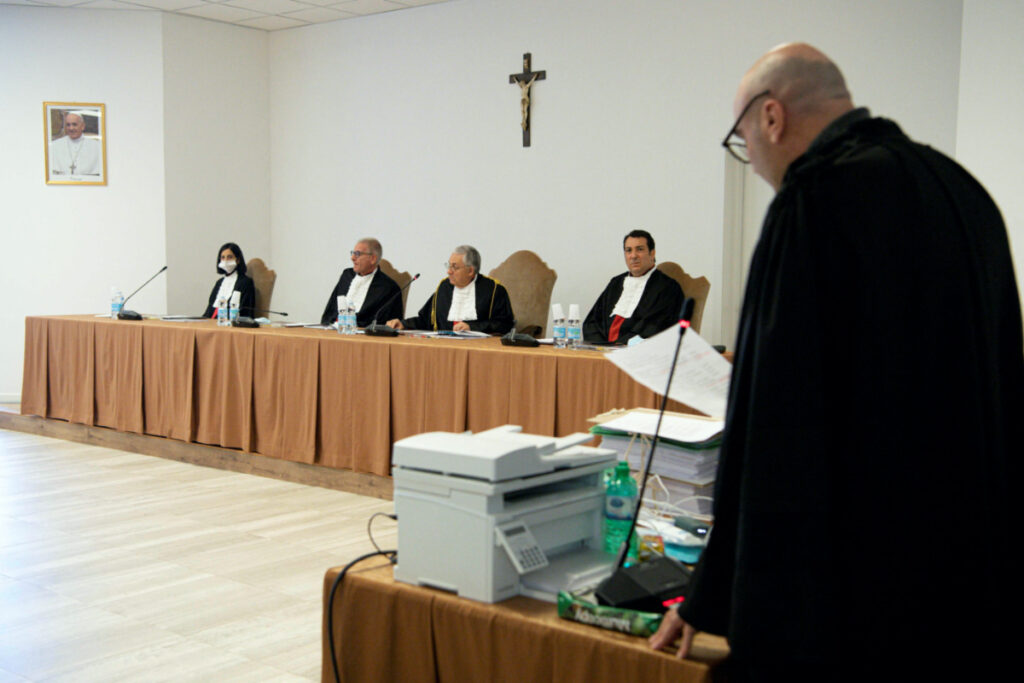 A Vatican trial of 10 people accused of financial crimes, including Cardinal Angelo Becciu, resumes after a chief judge ordered the prosecution to give the defence more access to evidence and to question defendants who were not given the right to speak earlier, at the Vatican, on 17th November, 2021