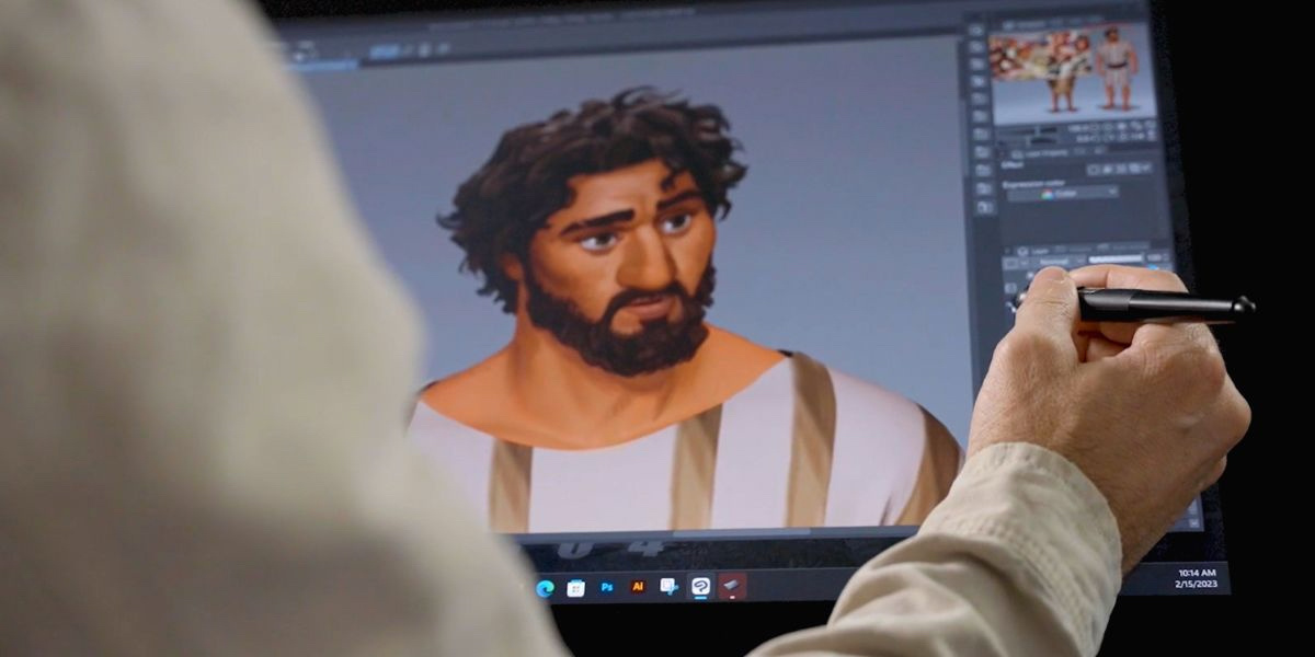 Working on the animated Jesus film