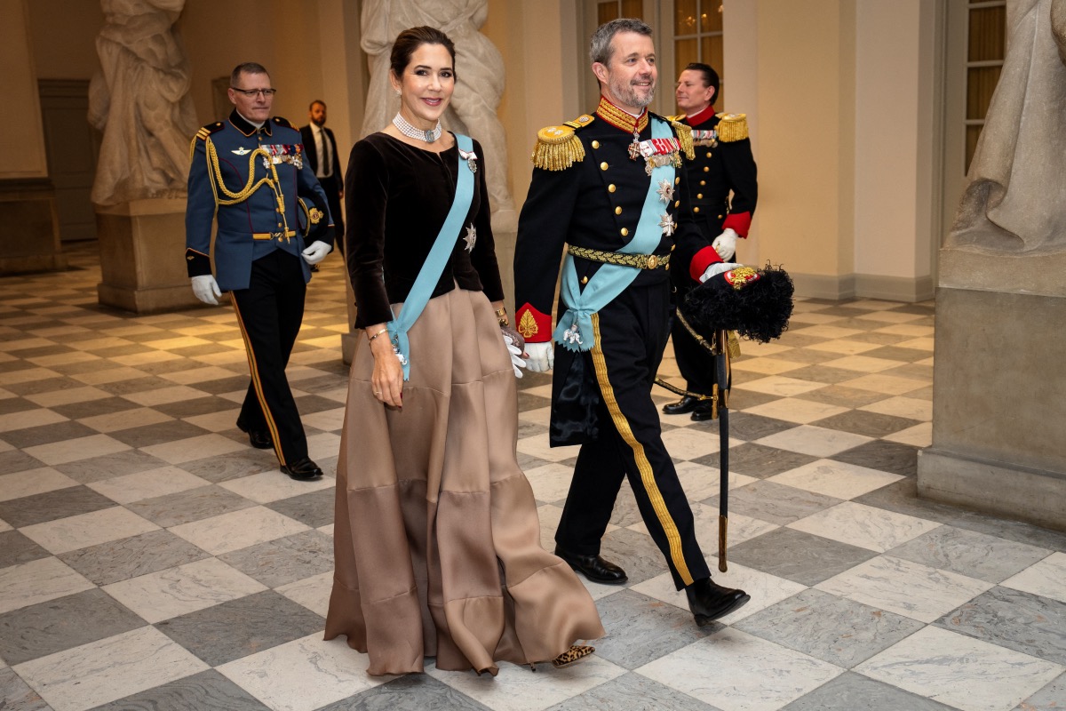 Denmark's Crown Prince Frederik and Crown Princess Mary attend the New Year's reception for officers from the Armed Forces and the National Emergency Management Agency, as well as invited representatives of major national organizations and the royal patronage, at Christiansborg Castle in Copenhagen, Denmark on 4th January, 2024