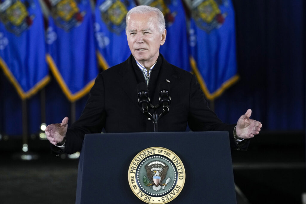 President Joe Biden speaks at the Wisconsin Black Chamber of Commerce, on Wednesday, 20th December, 2023, in Milwaukee